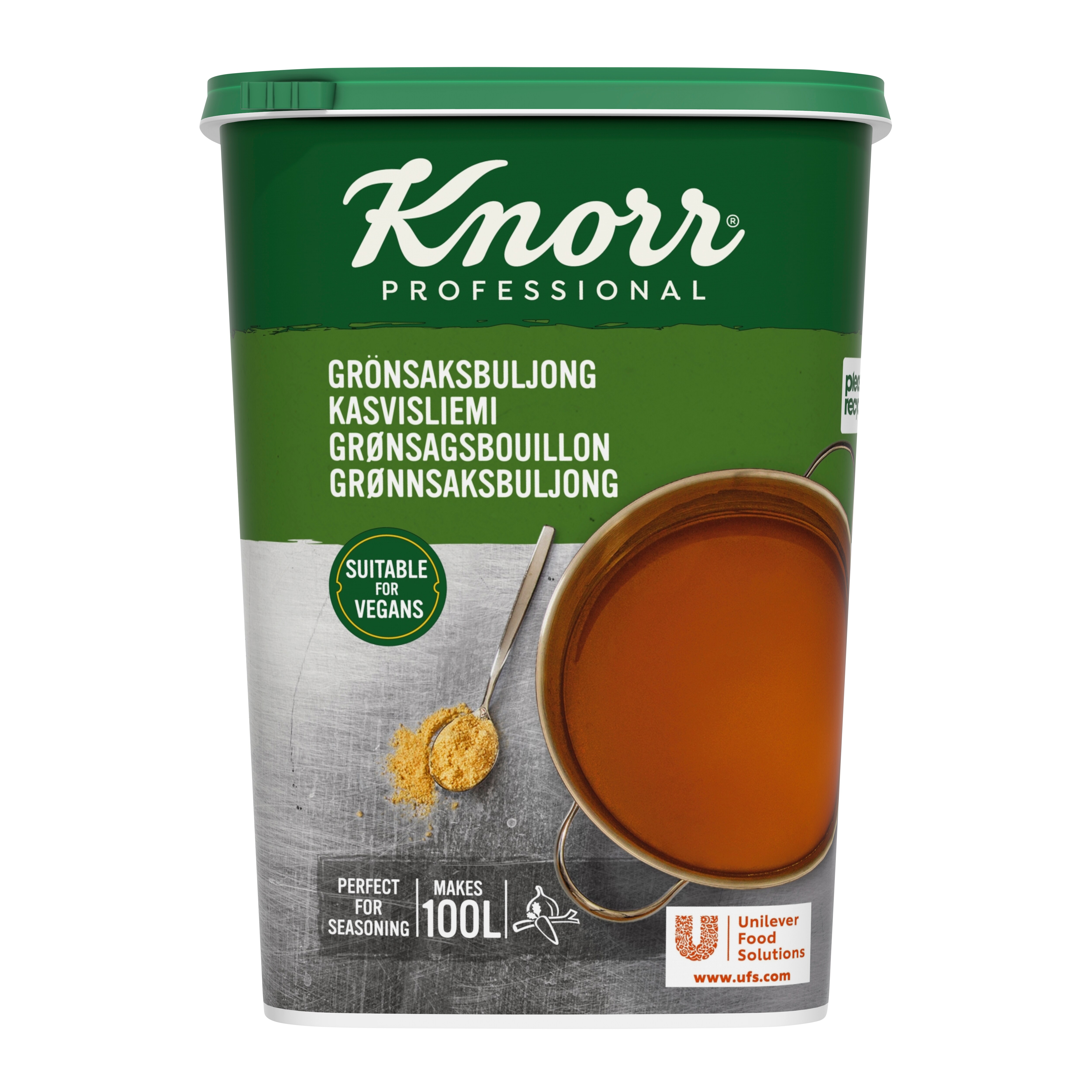 Knorr Grønsagsbouillon, granulat 1,5 kg / 100 l - 